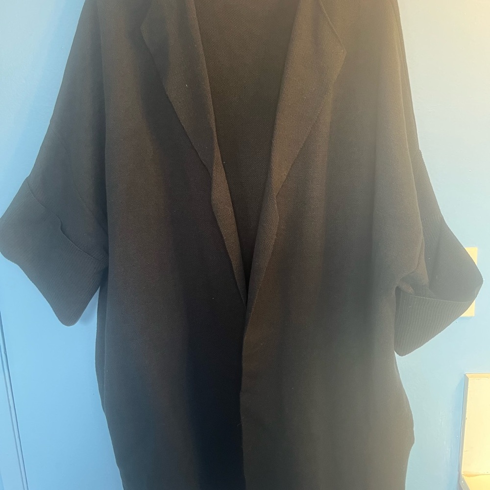 Chic Black Women's Poncho